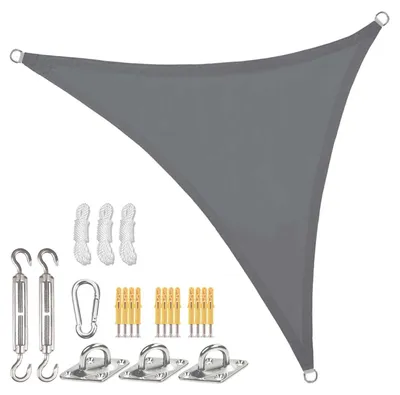 Produktbild von Wasserdichtes Sonnensegel mit Montageset 3x3x3m