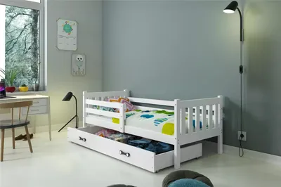 Obrázek produktu pro Dětská postel 90x200 CHARIS - bílá
