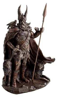 Produktbild von Odin, der Göttervater – 25 cm große Figur aus der nordischen Mythologie