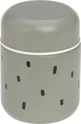 Produktbild von Lässig Food Jar (Thermobehälter) Medium Happy Prints light olive