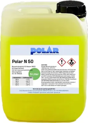 Produktbild von Polar N-MEG Glykol Frostschutzmittel, Monoethylenglykol 50% Gemisch 5 Liter