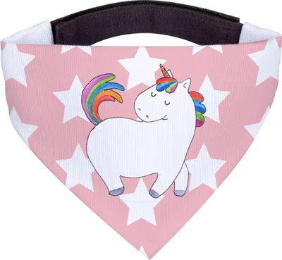 Produktbild von Mr. & Mrs. Panda Bandana Einhorn Stolzieren - Rot Pastell - Geschenk, Hundehalstuch, Pferd, Hunde Halstuch, Unicorn, für Hund, Einhörner, Hals Tuch, Freundin, Reiten