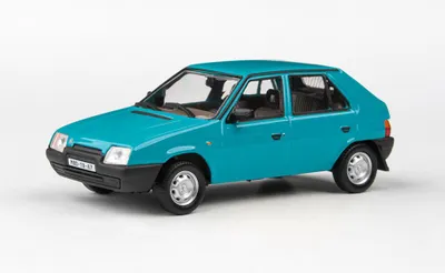Obrázek produktu pro _Škoda Favorit 136 L (1988) - Modrá Jadran ABREX 1:43
