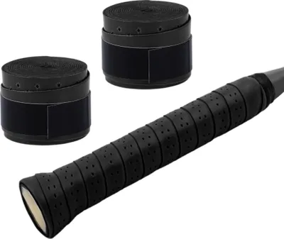 Produktbild von 2 Stück Tennisschläger-Griffband, Trockenes Tennis-Overgrip-Band, Rutschfestes Saugfähiges Griffband, Atmungsaktives Schläger-Overgrip-Band, Schwarz
