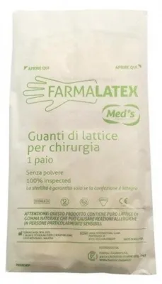 Immagine prodotto di Guanti Chirurgici Farmalatex Taglia 6