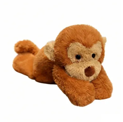 Produktbild von Plüsch Affe 40 cm – Weiches Kuscheltier und Kissen Braun