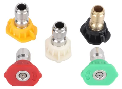 Image de Lot de 5 buses de nettoyage haute pression multi-angles à débit puissant pour nettoyeur haute pression