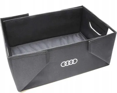Obrázok produktu pre Batožinový box Audi, čierny, skladací, 47,5 x 33,5 x 20 cm