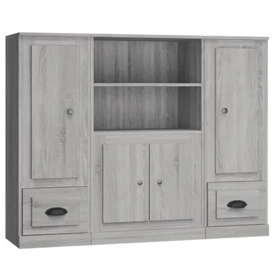 Produktbild von Highboards 3 szt. Szary materiał drewnopochodny Sonoma