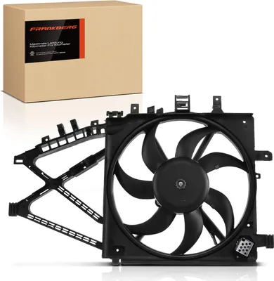 Obrázok produktu pre Frankberg 1x chladič motora s jedným ventilátorom s rámom ventilátora chladiča Opel Combo Corsa C F08 F68 Tigra Chevrolet 1.2L-1.7L