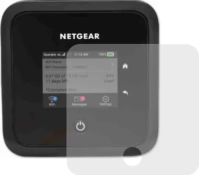 Produktbild von 3x Schutzfolie für Netgear Nighthawk M5  kristallklare Displayschutzfolie antibakteriell