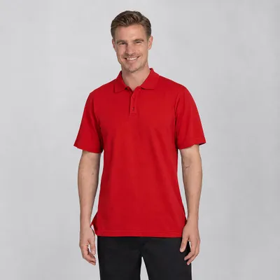 Produktbild von Herren Poloshirt, rot, Größe 2XL : 2XL : rot : 96% Baumwolle 4% Elasthan