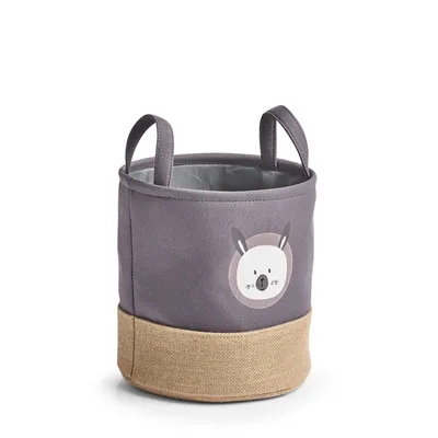 Produktbild von Stoffkorb mit Tragegriffen, Ø 25 cm