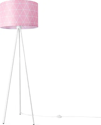 Produktbild von Stehlampe Wohnzimmer Modern E27 Leselampe Stehleuchte Stativ Retro Lampenschirm