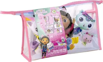 Obrázok produktu pre Detská cestovná toaletná súprava Gabby's Dollhouse 4 kusy Ružová