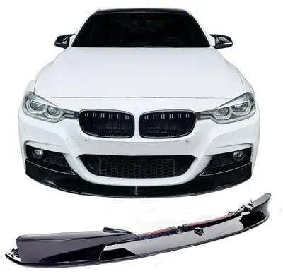 Produktbild von Frontspoiler Lippe mit ABE schwarz glänzend für BMW F30 F31 2011-2019 M-Paket