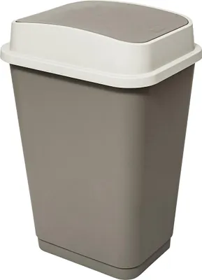 Obrázek produktu pro Koš na odpadky s výklopným víkem PLASTIC, 50 l