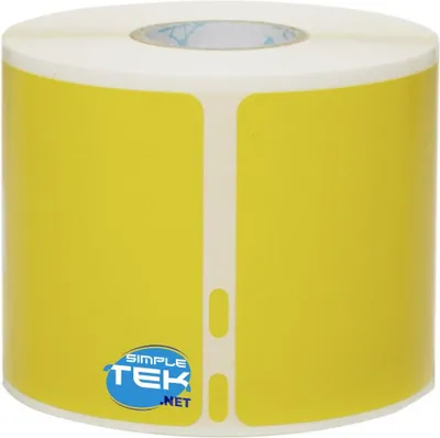 Immagine prodotto di Rotolo 220 Etichette Adesive Termiche Gialle 101mm X 54mm 10cm 5,4cm Slp