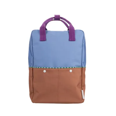Produktbild von Sticky Lemon backpack large | better together | colourblocking | badminton blue + leather ball -