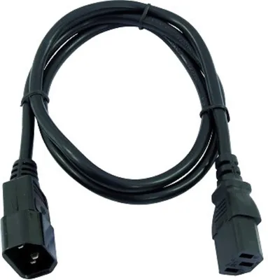 Produktbild von OMNITRONIC Kaltgeräte Verlängerung 3x1,0 5m sw
