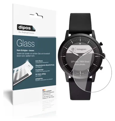 Zdjęcie produktu dla 2x Folia ochronna dla Fossil Hybrid HR - Anti-Shock 9H Film dipos Glass Plastic Glass
