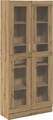 Produktbild von vidaXL Highboard Artisan-Eiche 82,5x30,5x185 cm Holzwerkstoff