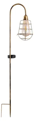 Produktbild von Näve Objektlicht 2er-Set LED Deko-Solar-Erdspieß, Außen-Bodenbeleuchtung, Messing, Metall, Kunststoff, IP44, Garten, Terrasse, 1 Glühbirne(n)