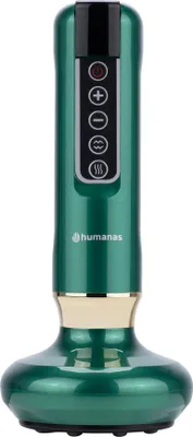 Productafbeelding van Anticellulitis massagetoestel met cuppingfunctie, Humanas DermaSmooth - groen