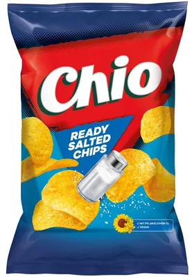 Image de Chio Ready Salted Chips salées sans gluten végétarien végétalien 150g