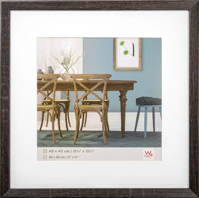 Produktbild von Walther, EF440D, Fiorito Holzrahmen 40x40 cm, dunkelgrau