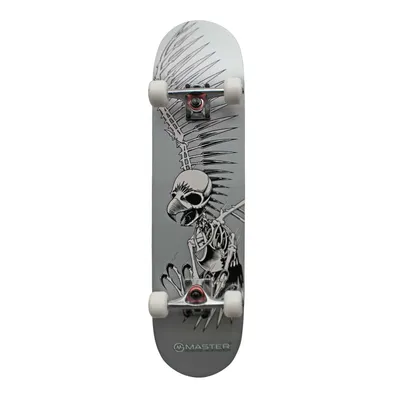 Image de MASTER - Planche à roulettes pour jeunes - Planche en érable 9 plis - Dimensions 78 x 20 cm - Max 80 kg