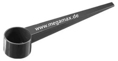 Produktbild von Dosierlöffel 25 ml schwarz Megamax 1 St
