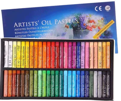 Produktbild von Professionelles Set mit 50 wiederverwendbaren Ölpastellstiften für Künstler