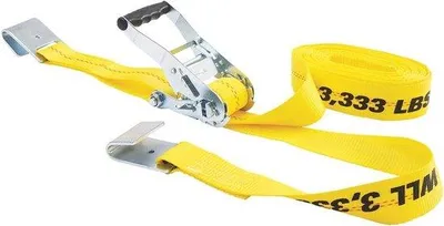 Productafbeelding van Heavyduty 27' x 2'' Ratchetbindriem met dubbele J-haken