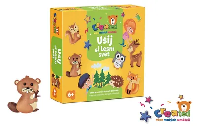Immagine prodotto di Crea un mondo incantato della foresta con questo set creativo per realizzare animaletti, confezionato in una scatola di 25x21 cm
