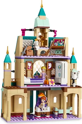Produktbild von LEGO 41167 Disney Frozen ll Schloss Arendelle, Elsas Schloss aus Einkönigin 2 mit Prinzessinnen Anna und Elsa als Mini-Puppen, Spielzeug ab 5 Jahre