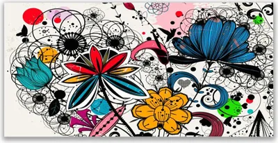 Produktbild von Küchenrückwand aus Glas 120x60cm Spritzschutz Abstraktes Kunst