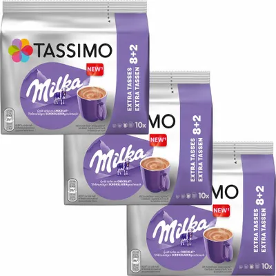 Obrázek produktu pro Tassimo Milka Kakao, horká čokoláda, kapsle, 3 x 10 T-disků / porcí