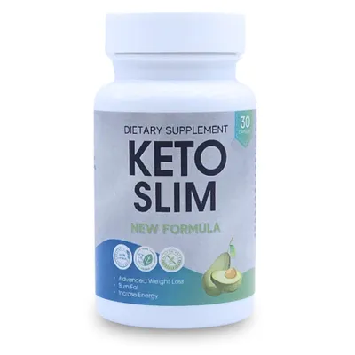 Produktbild von Keto Slim – Nahrungsergänzungsmittel, 30 Kapseln