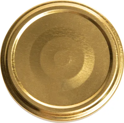 Produktbild von MIKONI Twist Off Deckel GOLD 10 Stück SET Ø 66mm TO66 Schraubdeckel Deckel Gläser Verschluss 66mm Ersatzdeckel Sturzgläser Einmach-Deckel