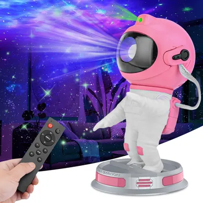 Produktbild von LED Sternenhimmel Projektor Projektor Galaxy Star Nachtlicht Sternenprojektor mit Timer, Fernbedienung für Kinder und Erwachsene, Rosa