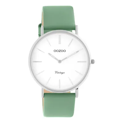 Image de Oozoo Femme Montre bracelet cuir Vintage Series vert analogique à quartz UOC20251