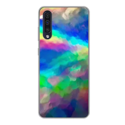 Produktbild von MuchoWow® Handyhülle Schutzhülle Hülle für Samsung Galaxy A50 Aquarell - Kunst - Psychedelisch Silikon Softcase Handy Hülle - Mobiltelefonhülle