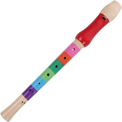 Produktbild von Holzblockflöte Plus - 8-Loch-Blockflöte für Anfänger und Erwachsene - Musikinstrument mit Lehrbuch