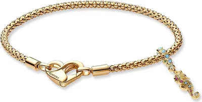 Pandora 28910 Damen-Armband Geschenkset Seepferdchen Goldfarben 1