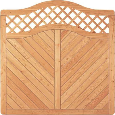 Produktbild von Zaun Hauptelement Skagen Rankgitter Bogen 180 x 180 cm natur