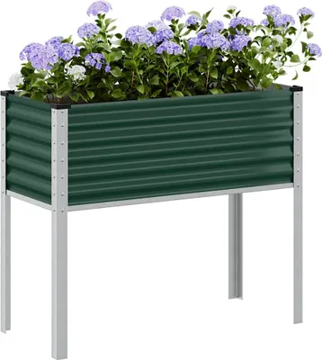 Immagine prodotto di Fioriera verde 100x41x90 cm in acciaio