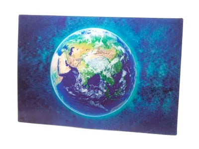 Produktbild von 3 D Ansichtskarte Erde, Postkarte Wackelkarte Hologrammkarte Bild Weltall Planet