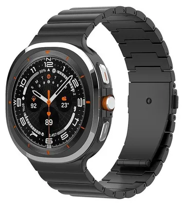 Produktbild von By Qubix Titanium Luxus Armband - Schwarz - passend für Samsung Galaxy Watch 8 - 40 mm / 44 mm