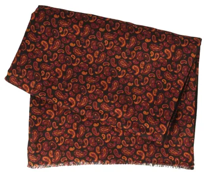 Eleganter Schal aus Seiden-Wollmix von Hut-Breiter in grün